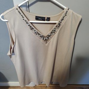 Susan Graver 2. Pc Cardigan and tank  XL